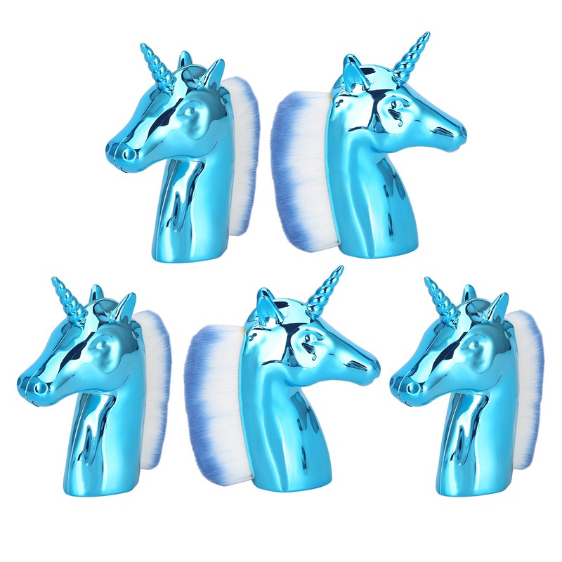 5pcs Fashionable Nail Art Dust Removal Brush Portable Nail Dust