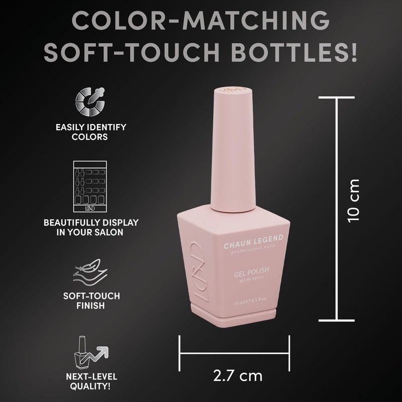 Chaun Legend UV Gel Nail Polish, 0.5 Ounce Long Lasting