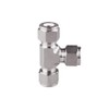 Beduan Pneumatic Stainless Steel 3/8” Compression Fittings Tee Let-Lok Adapter