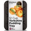 Wrenbury Toughened Yorkshire Pudding Pan 12 Hole - Shallow Non