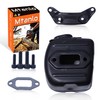 Mtanlo Muffler Exhaust Bracket Gasket Bolt Kit for Husqvarna 372XP