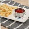 CIYODO 4Pcs Dipping Cups Multipurpose Sauce Dishes for Ketchup Salad