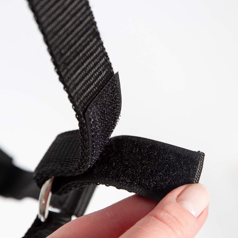 PFIFF Jocose 102921 Safety Halter Paddock Headcollar Black Shetty