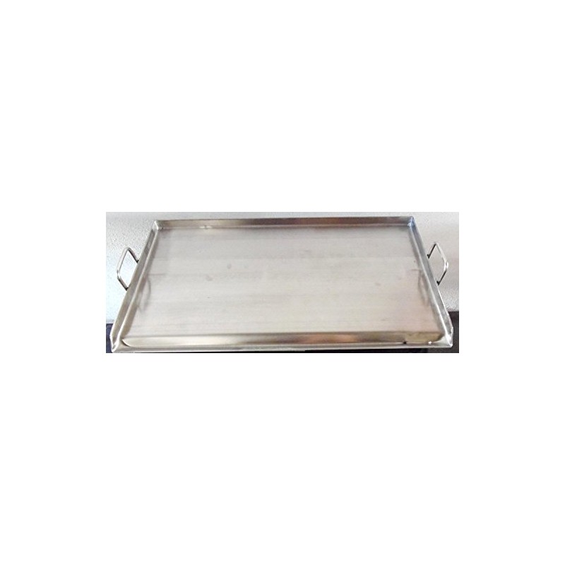32" x 17" Stainless Steel Comal Flat Top BBQ Cooking