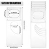Kathfly 50 Pack Clothing Rack Size Dividers Plastic Closet Dividers
