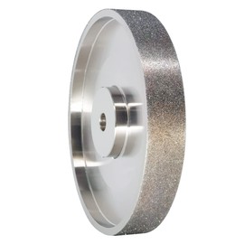 AHRYLXY 6" CBN Grinding Wheel, 1" Wide x 1/2" Arbor, Grit 80, for Sharpening High Speed Steel Tools, Diamond Grinding Wheel
