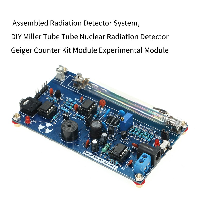 Assembled Radiation Detector System, DIY Miller Tube Tube Nuclear Radiation