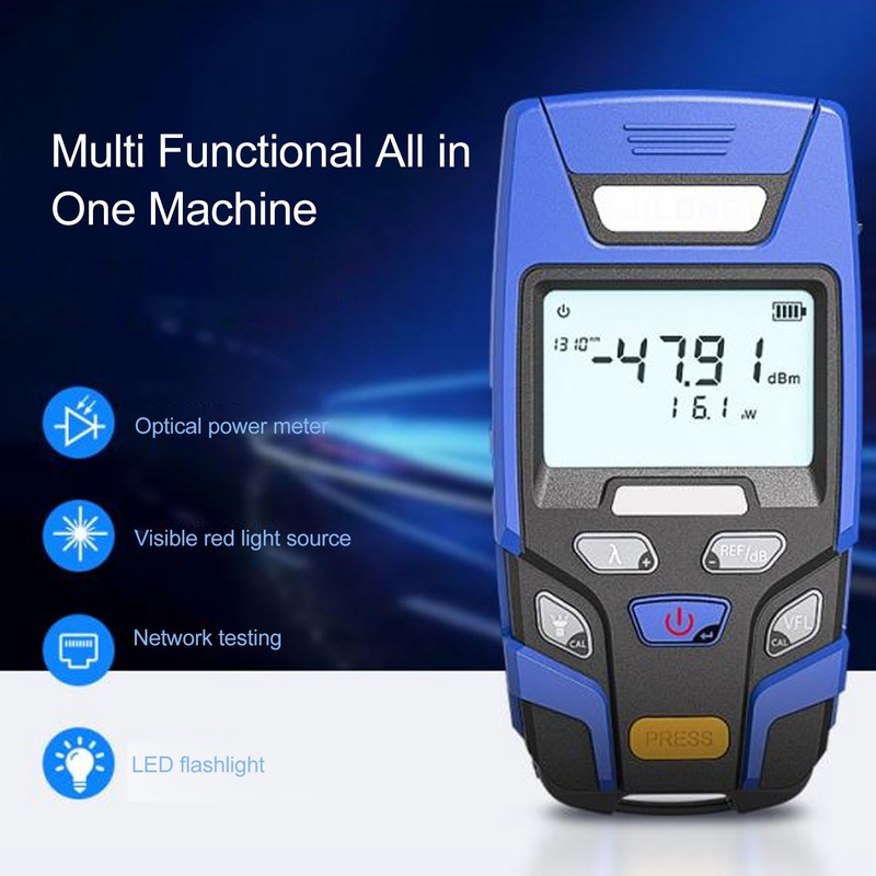 Optical Fiber Power Meter ‑70 To +6dBm Rechargeable Mini Fiber