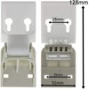 Norfrost Counterbalance Chest Freezer Door Lid Hinge (Hinge Pair -
