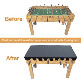 Foosball Table Cover - Heavy Duty Waterproof Billiard Soccer Protector Game Accessories, Fit for 56" Foosball Table