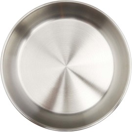 Nordisk 119019 Outdoor Camping Plate, Stainless Steel, Steel Plate Radiant YELL