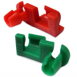 NOOTO 88981031 Tailgate Handle Rod LH RH Clip Pair Set fit for 1999-07 Chevy Silverado GMC Sierra