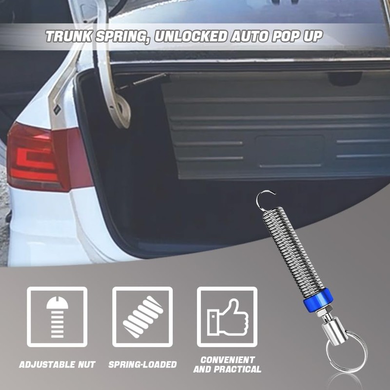 Wedcool 2PCS Vehicle Trunk Lifting Spring, Car Trunk Lid Spring,