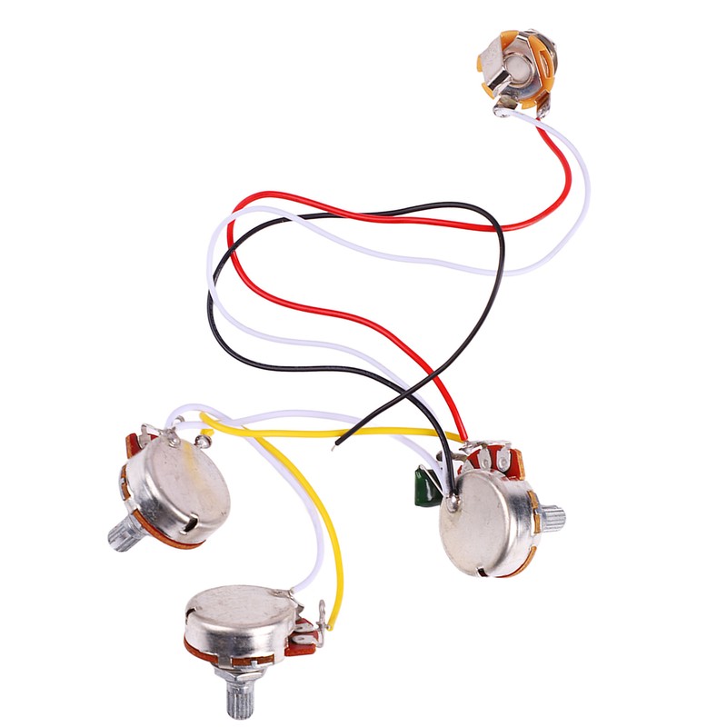 Guitar Potentiometer Kit Jazz Bass Wiring Harness 1 Volume 2