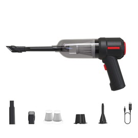 Bekasa 3-IN-1 Elektrische Autostaubsauger Staubgebläse, 9000Pa Air Duster 120W Handstaubsauger Druckluftspray mit 4000mAH Akku, Mini Staubsauger für PC, Laptop, Klaviatur, Auto, Bürogeräte