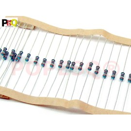 POPESQ® #A6537 Pack of 10 x Resistor 10 K (10 KOhm) 0.6 W (Can also be used as 0.25 W or 0.5 W) Metal Film (1%)