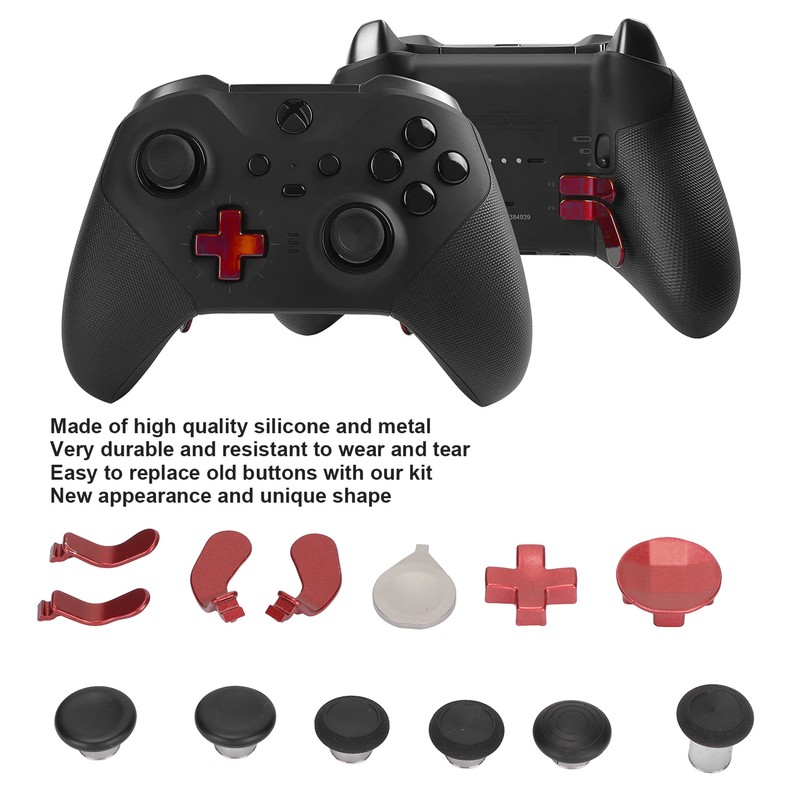 Controller Accessory Parts 13 in 1 Replacement Metal Repair Tools