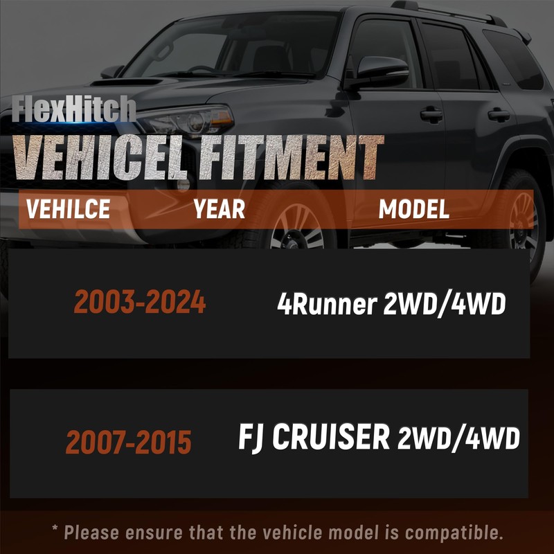 FlexHitch 3" Front + 2" Rear Full Leveling Lift kit