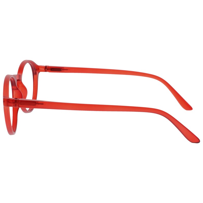 OPULIZE REY Lesebrille - 6er-Pack - Runder Retro-Rahmen - Mattschwarz,