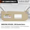 Sun Visor for 2011-2015 Hyundai Elantra (NOT fit GT Model),