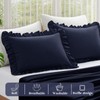 KKJIAF Ruffle Pillow Cases Queen Size Set of 2, Ruffled