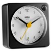 Braun Classic Analogue Travel Alarm Clock with Snooze Function and