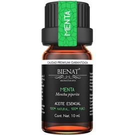 Bienat Aceite Esencial de Menta 10mL Natural Difusor y Aromaterapia