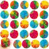 Cagemoga 24 Pack 2.36 Inch Stringy Balls Silicone Rainbow Monkey