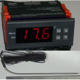 Thermomart Temp Controller Thermostat Charcoal Burning BBQ Grill Pit Smoker Cajun L Sensor