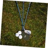 GRIRIW 12pcs Golf Iron Covers Reusable PU Fake Protectors Thickened