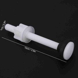 Haosie Set mit 3 Paar Befestigungsschrauben für Toilettenbehälter, Schrauben für Toilettenbehälter, Schrauben für Toilettenwassertank, Reparatur-Set für Toilettentank