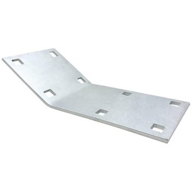 Dock Hardware 135 Degree Dock Angle Bracket – (DH-IN135) – USA Made Galvanized Steel, 1/4″ Thick, 8″ x 5″ Legs, for Angled Walk Off Dock Corners