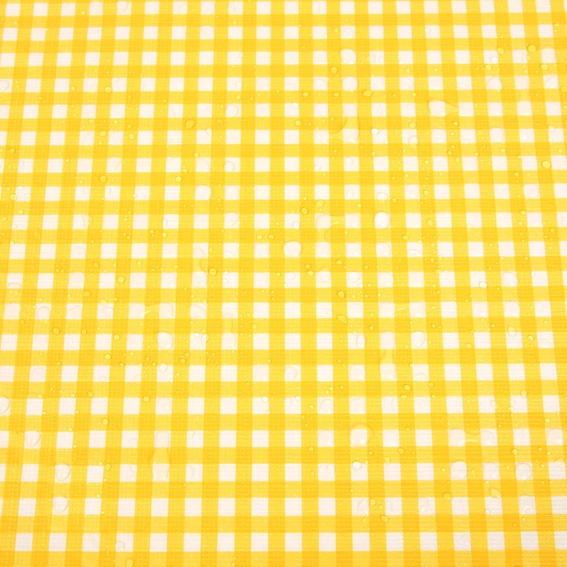 Cerulean Vinyl Tablecloth with Flannel Backing Waterproof Oil-Proof,PVC Table Cloth