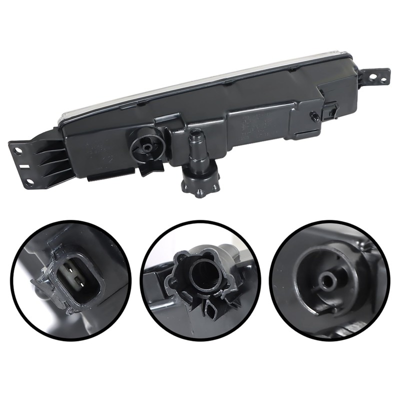Nurniacl 1 Pair Fog Lights Assembly with Bezel Wiring Harness