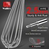 Walfos Whisk,17in Large Whisks, Heavy Duty Stainless Steel Wire Whisk