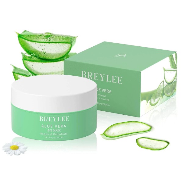 BREYLEE Aloe Vera Eye Mask repair & Rehydrate, Dark Circles