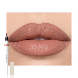 FeiCuiYun Matte Calligraphy Liquid Lip Liner Lipstick Pencil, Nude Rose Long-Lasting Transfer-Proof Lip Stain, Lightweight Lipstick, Sheer Buildable Color, Fades to a Natural Wash of Colors