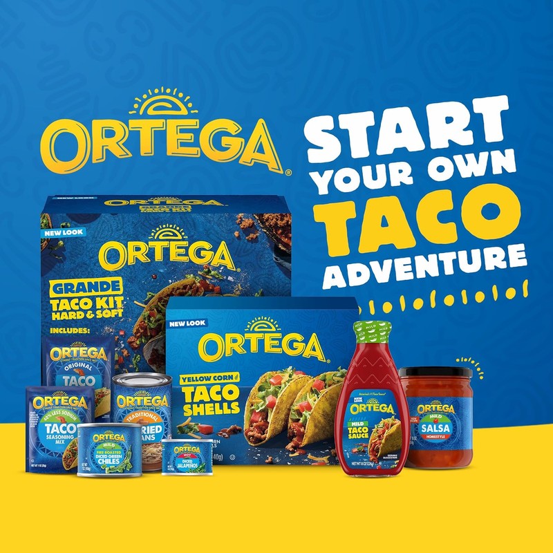 Ortega Taco Shells, Blue Corn, 4.1 Ounce, 10 Shells (Pack