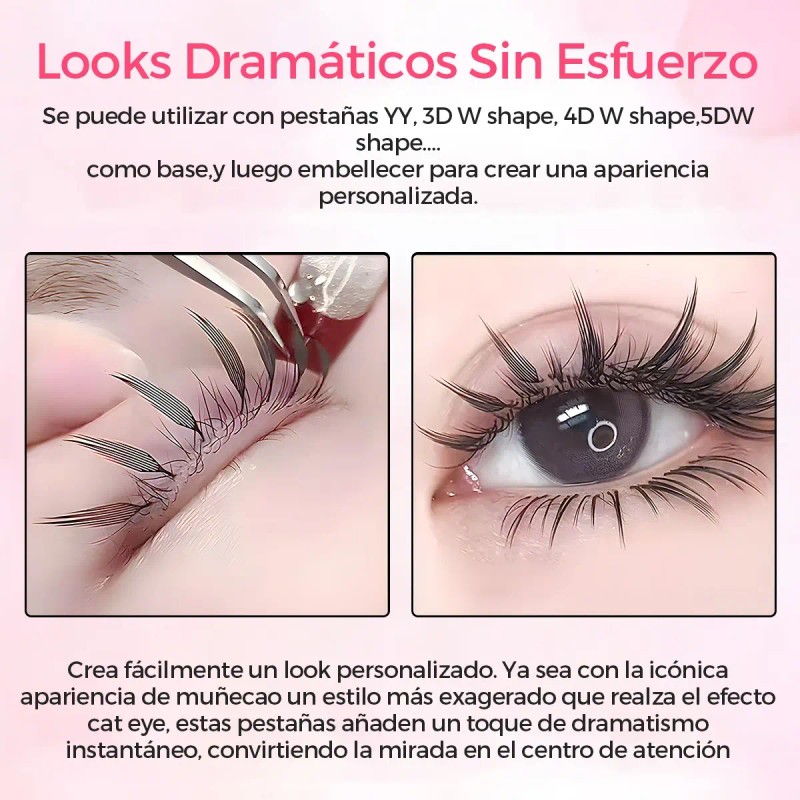 Extensiones De Pestañas Comic En Espiga, Estilo Anime Spire