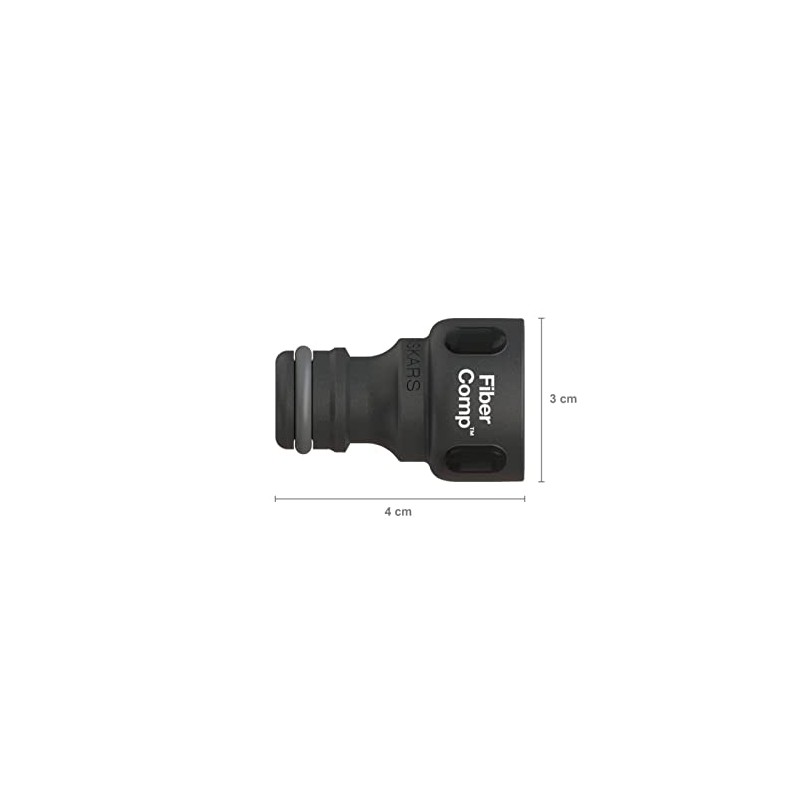 Fiskars FiberComp 1027053 Tap Connector, for Taps, Diameter 21 mm