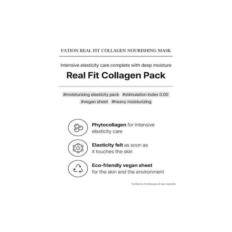 FATION [FATION]Real Fit Collagen Firming Mask (5ea)