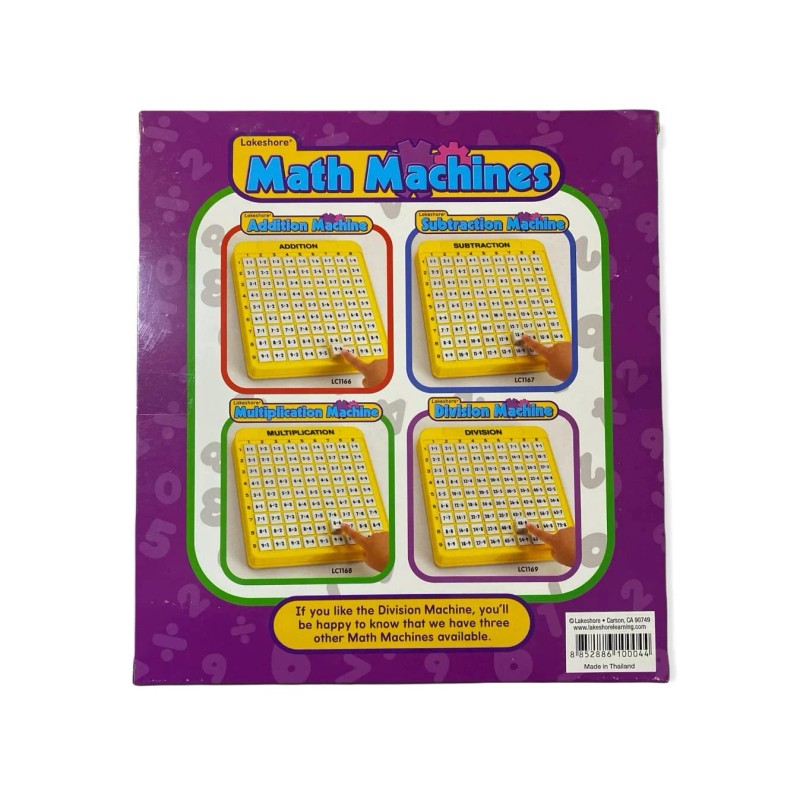 Lakeshore Math Operations Learning Tool with 81 Equation Buttons for