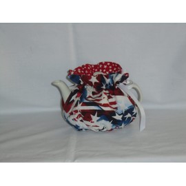 2 Cup Patriotic Print Reversible Tea Pot Cozy