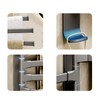 Swivel Towel Rack 4 Arms Thickened Space Aluminum 180 Degrees