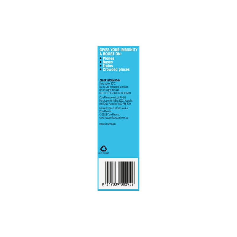 Frequent Flyer Immunity Boost Orange 15 Tablets