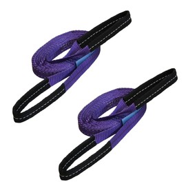 Freak FK CE5ET Belt Sling for Both Eyes, 1764.3 lbs (800 kg), Width 1.0 inches (25 mm) x Length 1.3 ft (0.8 m), Set of 2
