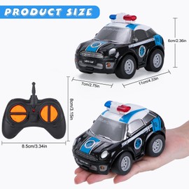 Thedttoy Toy 2 Years Boys Remote Controlled Car from 2 3 Years, 2.4 GHz Mini RC Car Toy Car Racing Car with Remote Control, Birthday Gift for Boys Girls 2 3 4 5 6+ Years