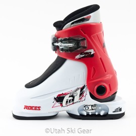 Roces 16.0-18.5 IDEA Up Adjustable Ski Boots - White Red Black