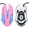 3200DPI High Sensitivity Pink Gaming Mouse Comfortable Grasping Wired Gaming