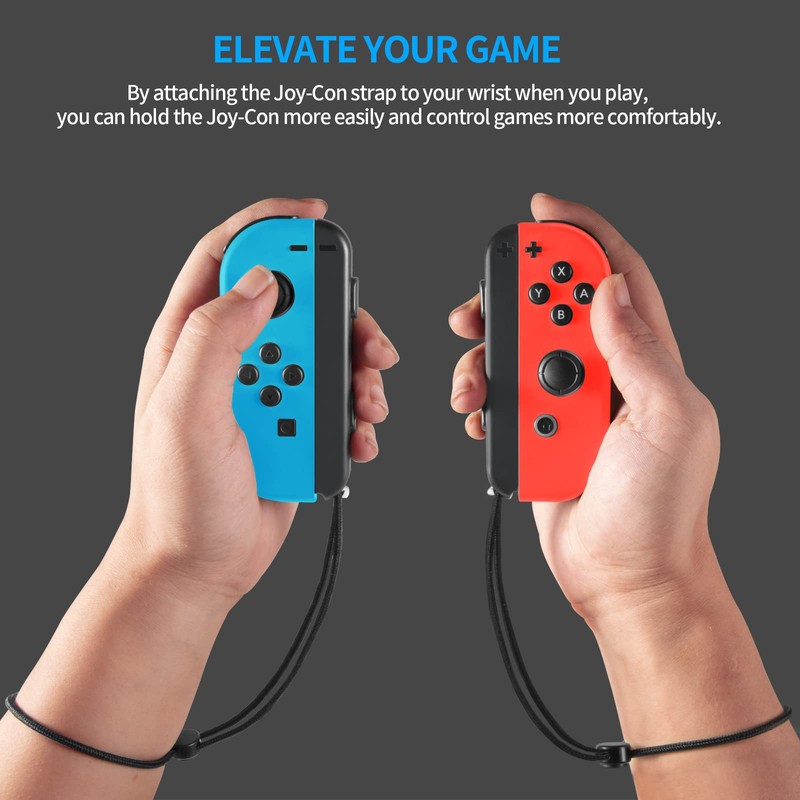 MOSAHOLL Wrist Strap for Switch Joycon Compatible – 2-Pack Strap